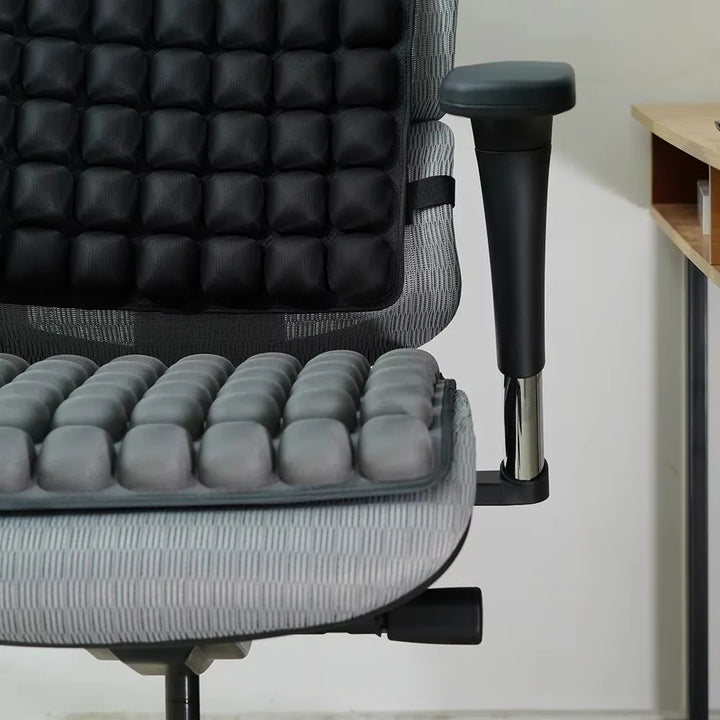 Air Bags Travel Cushion Lightweight Breathable 3D Air Cell Seat Cushion High Rebound Pressur Portable 3D Inflatable Seat Cushion